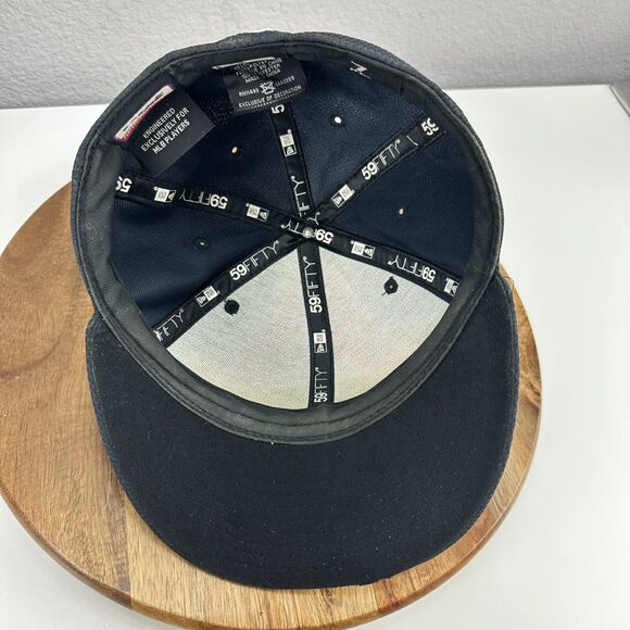 New Era 59Fifty Houston Astros Fitted Baseball Hat Cap Size 7‎ MLB Baseball - Picture 2 of 5